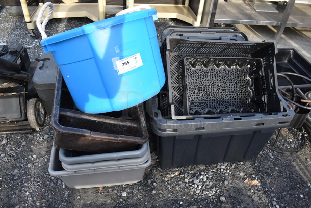 ALL ONE MONEY! Lot of Various Poly Bins - Image 3 of 7