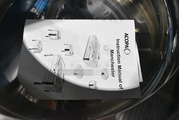 BRAND NEW SCRATCH AND DENT! Acopa Stainless Steel Chafing Dish. - Image 5 of 5