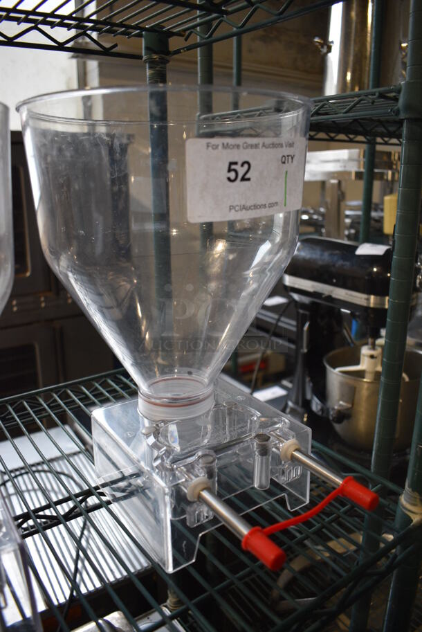 Donut Pastry Filler Hopper. Missing Lid. Goes GREAT w/ Item 51! 9x13x13.5 - Image 2 of 4