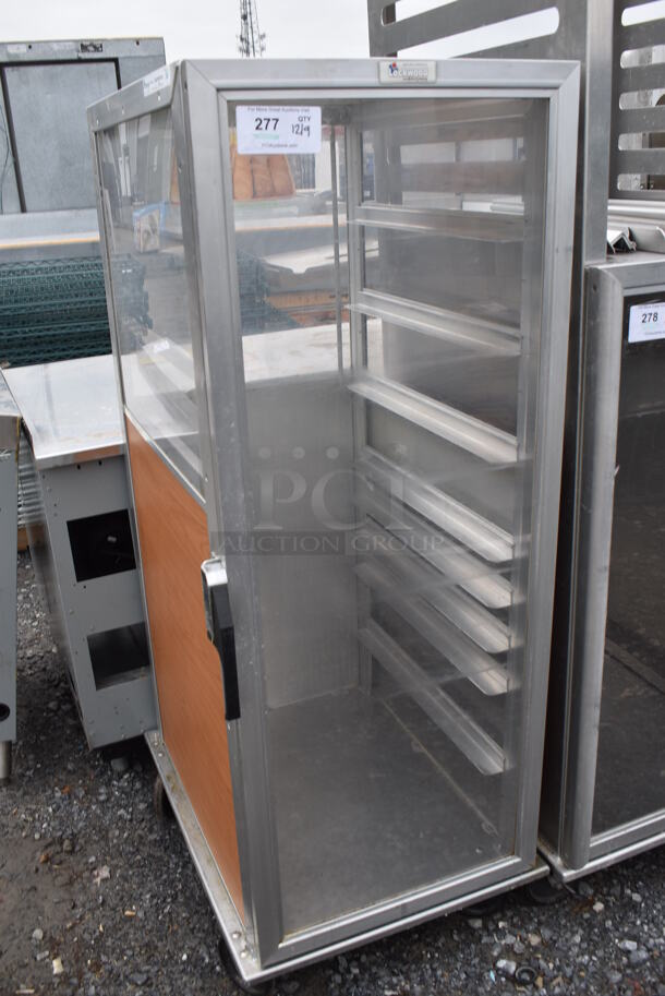 Lockwood Metal Commercial Enclosed Pan Transport Rack on Commercial Casters. 20.5x30x58 - Image 2 of 5
