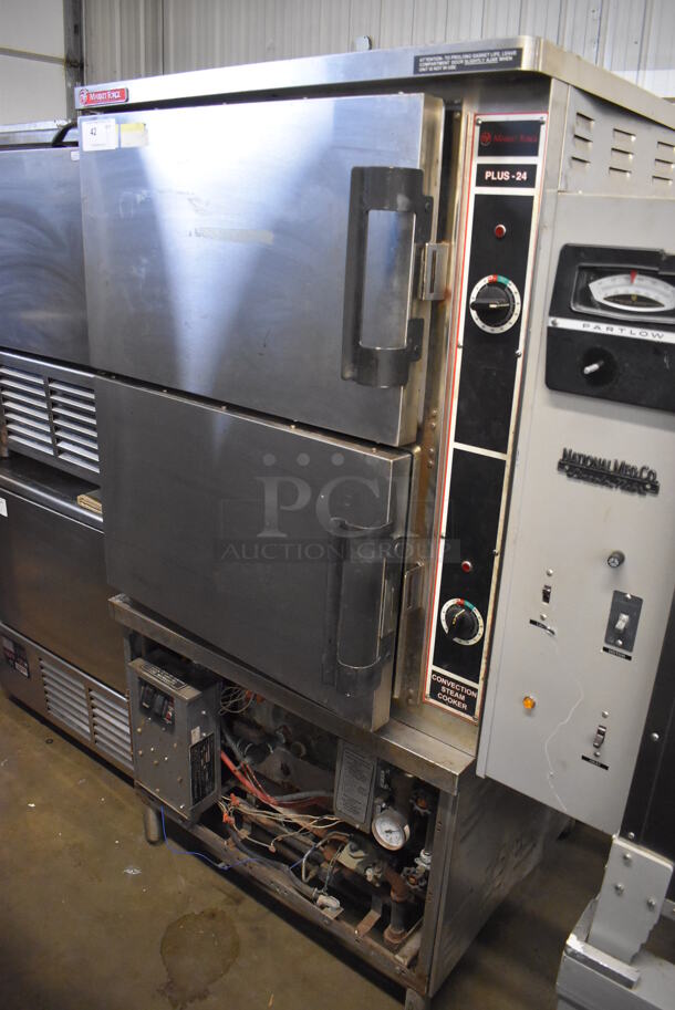 Market Forge M360300-4SP PLUS-24 Stainless Steel Commercial Natural Gas Powered Double Deck Convection Steam Cooker. 300,000 BTU. 36x29x70 - Image 2 of 8