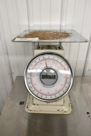 Pelouze 10860 Metal Countertop Scale. 
