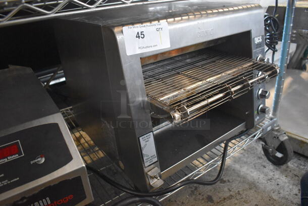 Star QCS-3-140BH Stainless Steel Commercial Countertop Electric Powered Conveyor Oven Toaster. 208 Volts, 1 Phase.  - Image 4 of 6