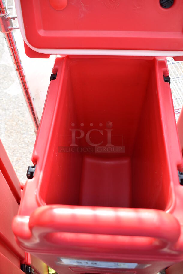 2 Cambro 500LCD Red Poly Insulated Beverage Holder Dispensers. 9x16.5x24. 2 Times Your Bid! - Image 6 of 12