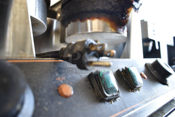 Stainless Steel Commercial Countertop Double Waffle Maker. Tested and Working! - Image 5 of 5