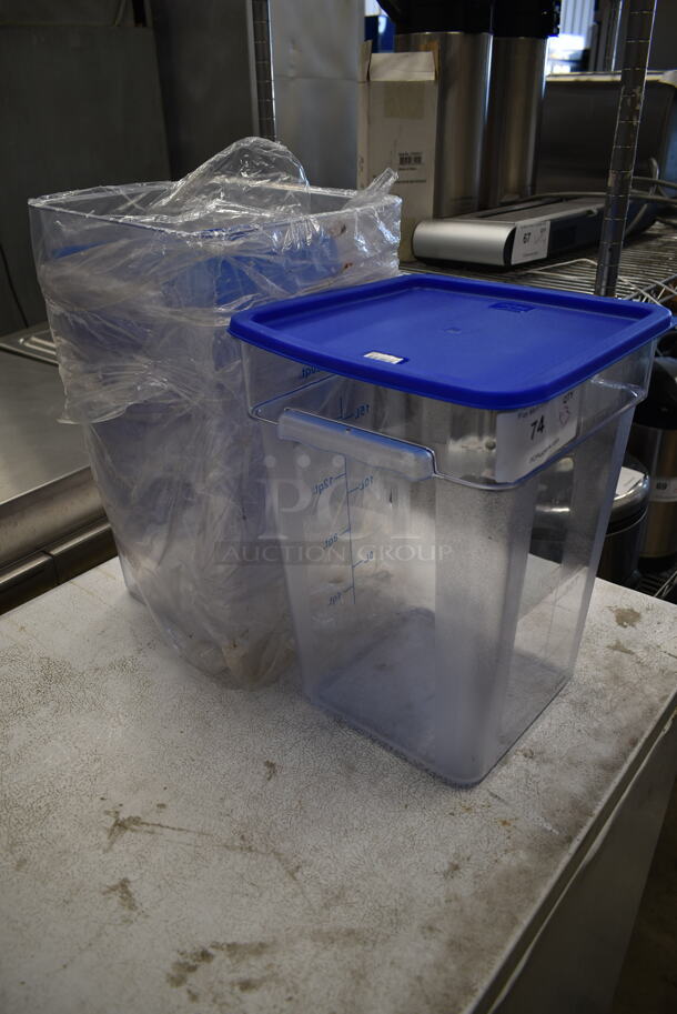 ALL ONE MONEY! Lot of 3 Clear Poly Bins  - Image 2 of 2