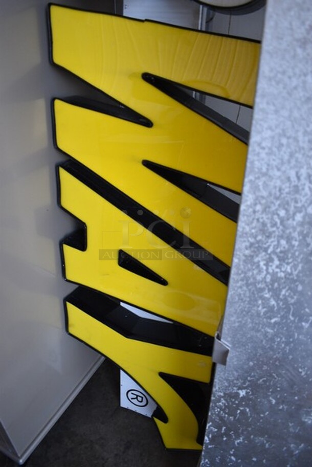 Subway Sign. 96x8x20. - Image 3 of 3