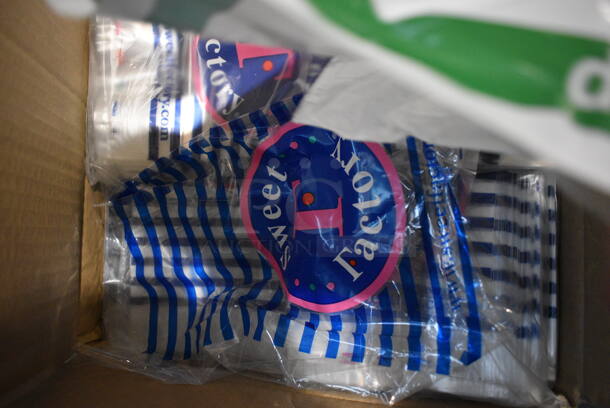 ALL ONE MONEY! Lot of Clear Plastic Bags w/ Sweet Factory Logo! - Image 3 of 3