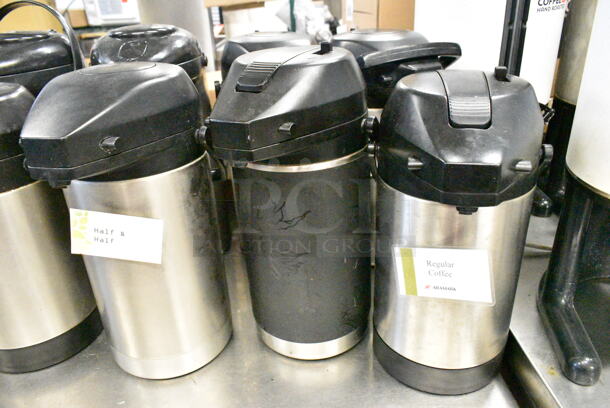 14 Stainless Steel Air Pots. Including 10x7x15. 14 Times Your Bid!  - Image 3 of 10