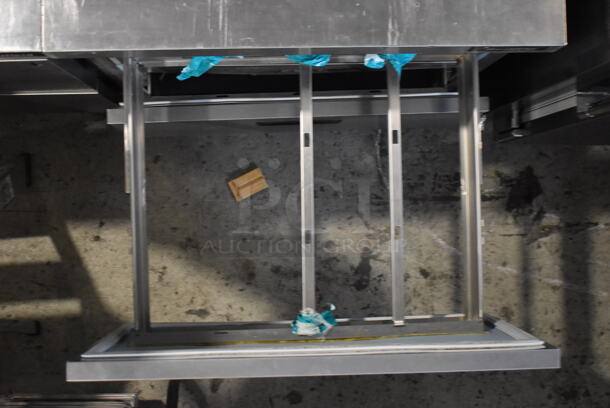 ALL ONE MONEY! Lot of 2 Delfield Stainless Steel Commercial Prep Table w/ 2 Drawers Connected w/ an Over Shelf. 115 Volts, 1 Phase. Tested and Powers On But Does Not Get Cold - Image 9 of 12