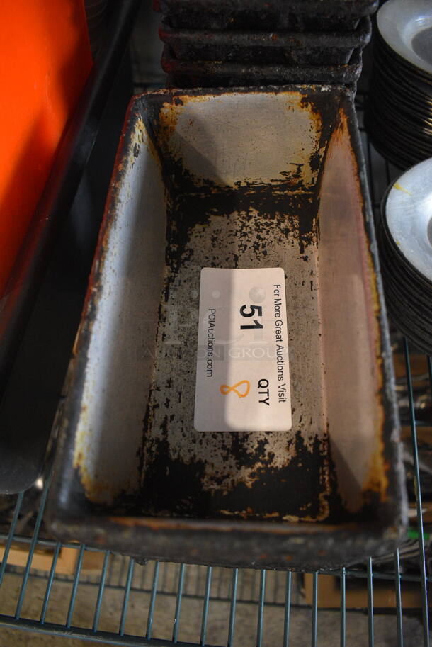 12 Metal Single Loaf Baking Pans. 9.5x5x3. 12 Times Your Bid! - Image 3 of 3