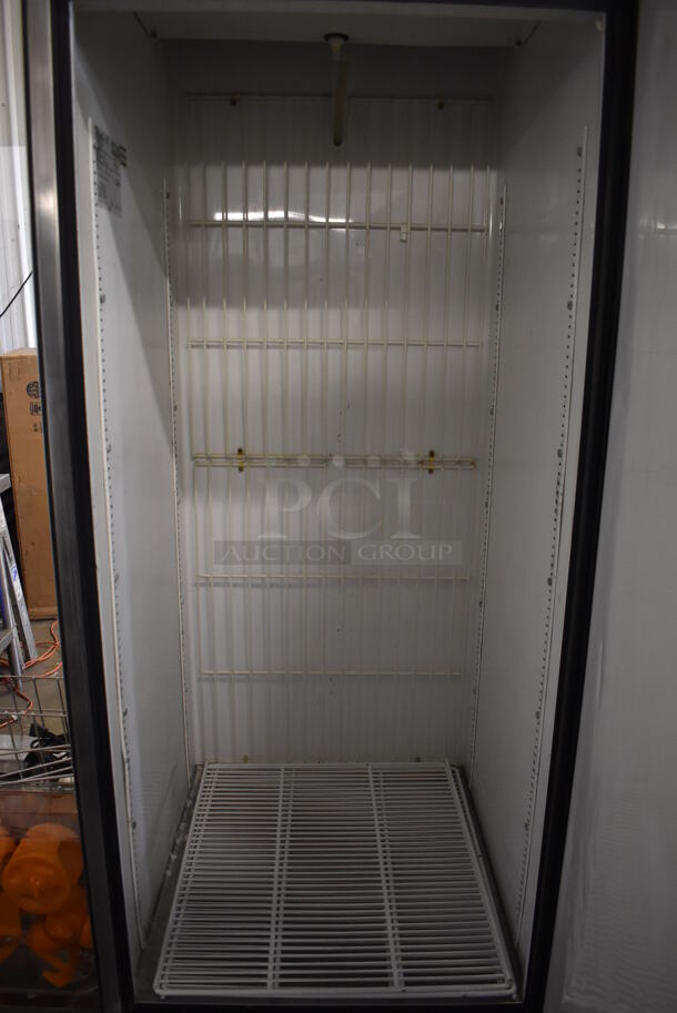 True T-23 Stainless Steel Commercial Single Door Reach In Cooler on Commercial Casters. 115 Volts, 1 Phase. 27x30x82. Tested and Powers On But Temps at 49 Degrees - Image 4 of 5