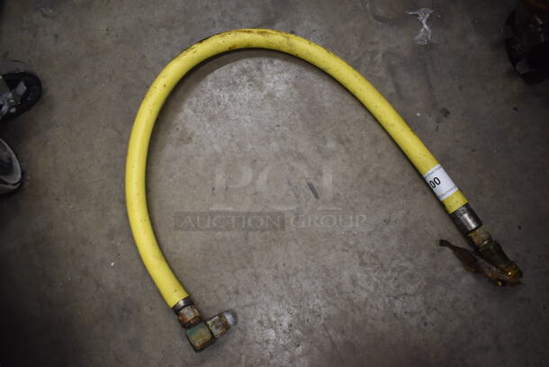 Yellow Gas Hose. 40" - Image 4 of 4