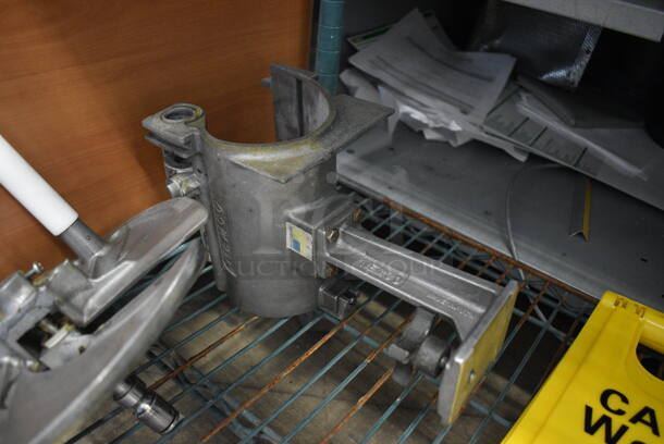 ALL ONE MONEY! Lot of Metal Pieces to Vegetable Slicer; Body, Blade and Mount Piece - Image 5 of 5