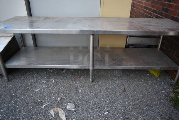 Stainless Steel Commercial Equipment Stand w/ Under Shelf.  - Image 3 of 4