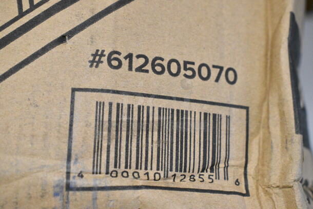 ALL ONE MONEY! Metro Lot of Various Items Including 612605070 Choice Full Size Foil Steam Table Pan Deep 3 3/8" Depth - Full Size Deep - 50/Case, 2 Sets of Casters, Dart 85HT1R 8" x 8" x 3" White Foam Square Take Out Container with Perforated Hinged Lid, Dandelion Supplement, Bladderwrack Supplement, Stainless Steel Sponges,  Notrax Mat, Poly Fan. Does Not Include Shelving Unit.  - Image 3 of 12