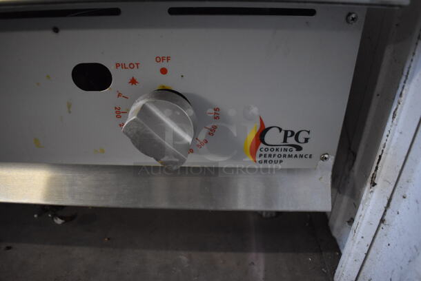 CPG Stainless Steel Commercial Countertop Natural Gas Powered Flat Top Griddle w/ Thermostatic Controls. 36x32x17 - Image 4 of 6