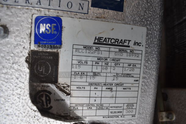 All ONE MONEY! 6 Heatcraft Fans For Walk In Cooler And 3 Doors Including Kolpak For Walk In Cooler - Image 9 of 10