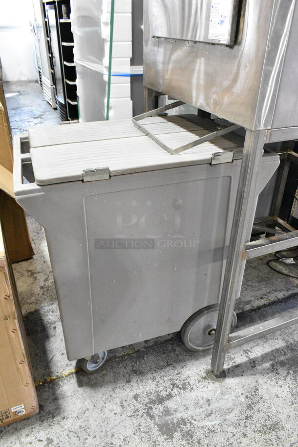 2019 Scotsman F1222A-32E Ice Head on Stainless Steel Commercial Ice Bin w/ Portable Ice Cart. 208/230 Volts, 1 Phase.  - Image 4 of 7