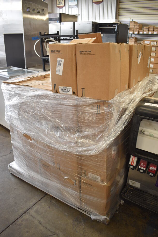 ALL ONE MONEY! PALLET LOT OF 85 BRAND NEW Boxes of 2 Rustoleum Renovator Mulch Color Refresh. Total of 172 Jugs. 8x4x12 - Image 5 of 5