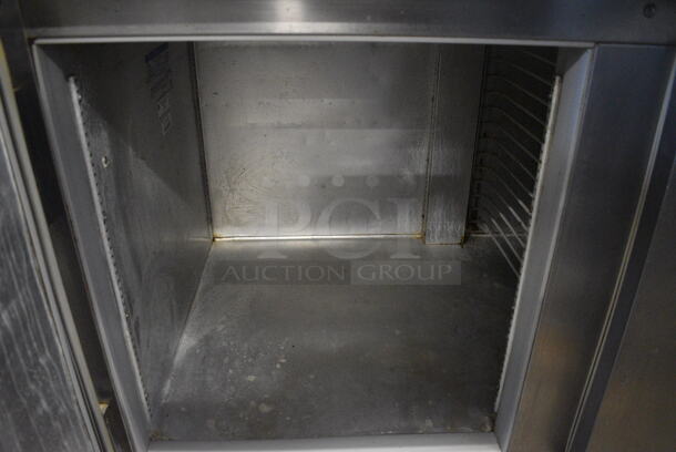 Beverage Air Model DP67 Stainless Steel Commercial Pizza Prep Table on Commercial Casters. 115 Volts, 1 Phase. 67x33x44. Tested and Working! - Image 6 of 8