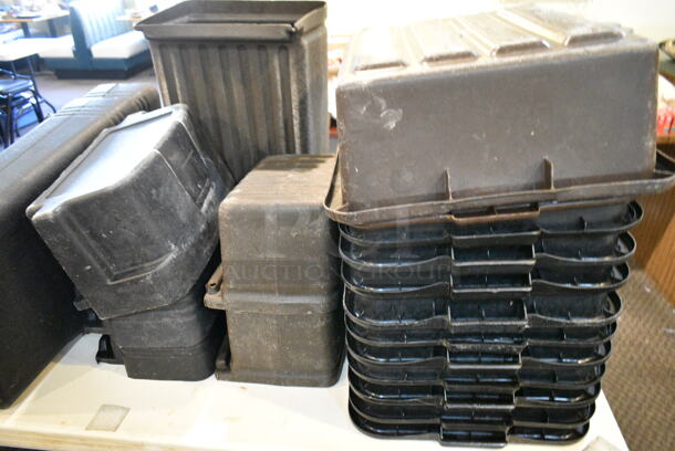 ALL ONE MONEY! Lot of Various Items Including Poly Bus Bins. Does Not Include Table. (main dining room) - Image 3 of 3