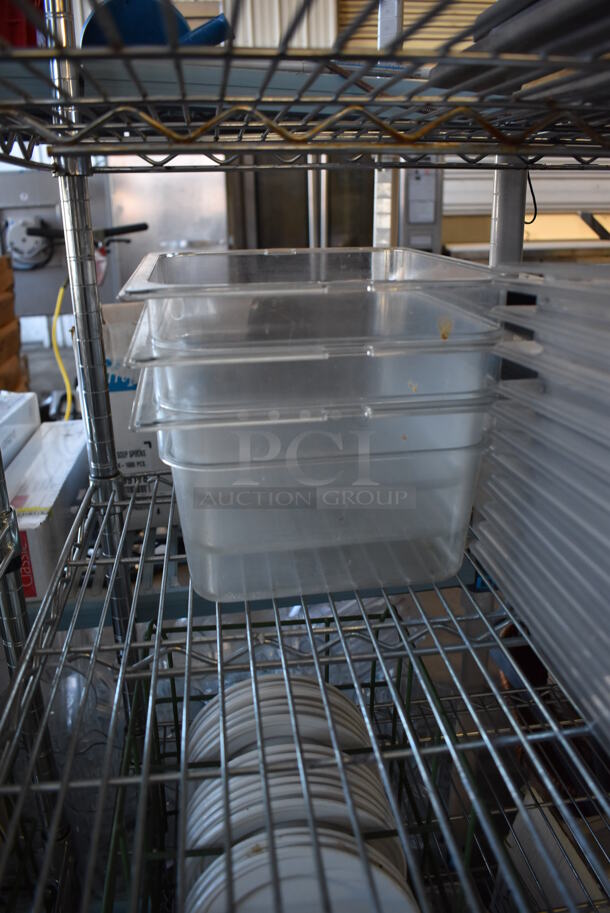 ALL ONE MONEY! Tier Lot of Various Items Including Poly Bins and Poly Silverware Holders - Image 5 of 9