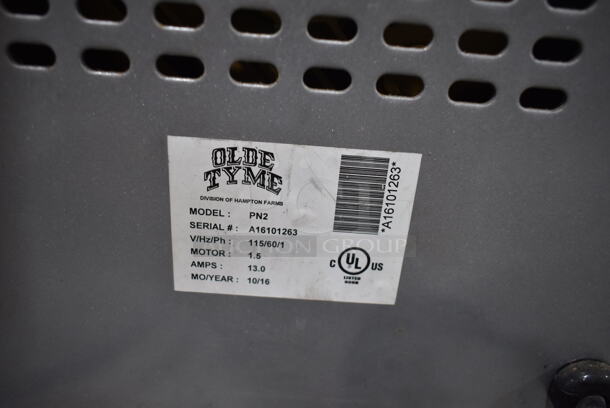 2 Olde Tyme PN1/PN2 Stainless Steel Commercial Countertop Nut Grinder Base. 115 Volts, 1 Phase. 2 Times Your Bid! Tested and Working! - Image 5 of 5