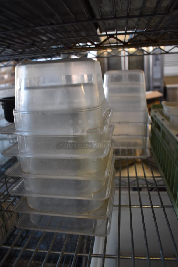 ALL ONE MONEY! Tier Lot of Various Items Including Poly Bins and Poly Silverware Holders - Image 7 of 9