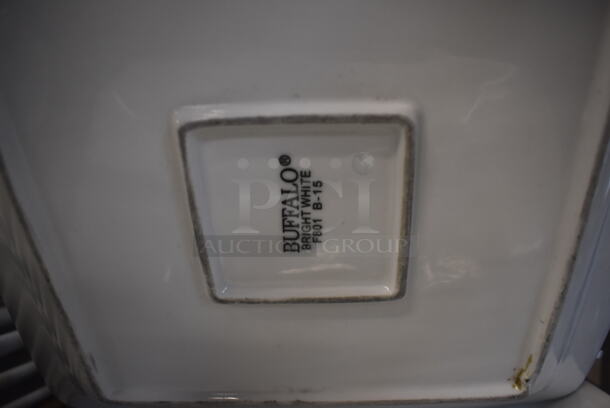 16 White Ceramic Square Plates. 10x10x1. 16 Times Your Bid! - Image 3 of 3