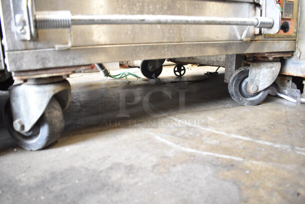4 Stainless Steel Commercial Electric Powered Single Deck Bakery / Pizza Ovens on Commercial Casters. 4 Times Your Bid! - Image 2 of 7