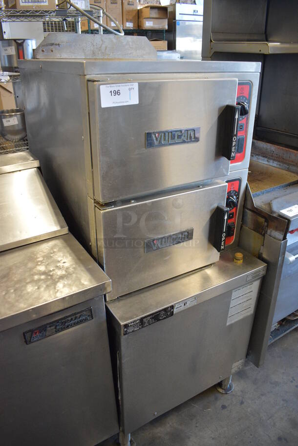 Vulcan C24GA6 Stainless Steel Commercial Natural Gas Powered Double Deck Steam Cabinet. 125,000 BTU. 24x35x61 - Image 3 of 9