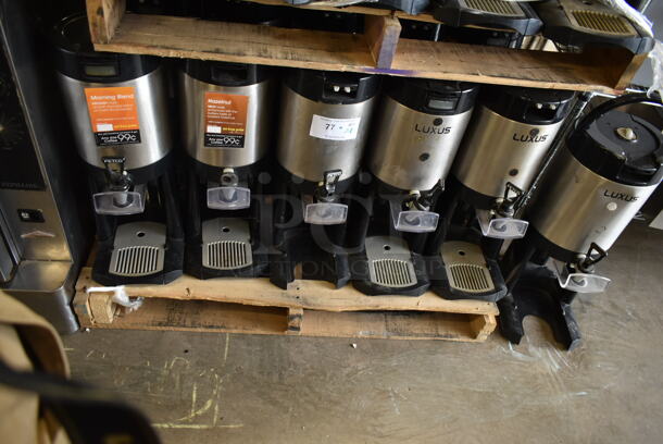 21 Fetco Luxus Stainless Steel Countertop Hot Beverage Dispensers. 21 Times Your Bid!