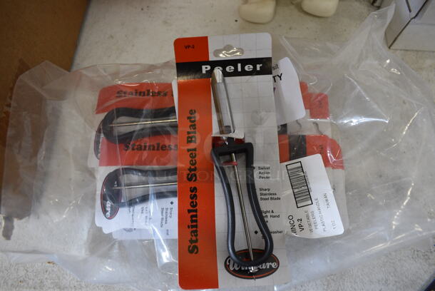 7 BRAND NEW! Winware Metal Peelers. 6". 7 Times Your Bid! - Image 3 of 3