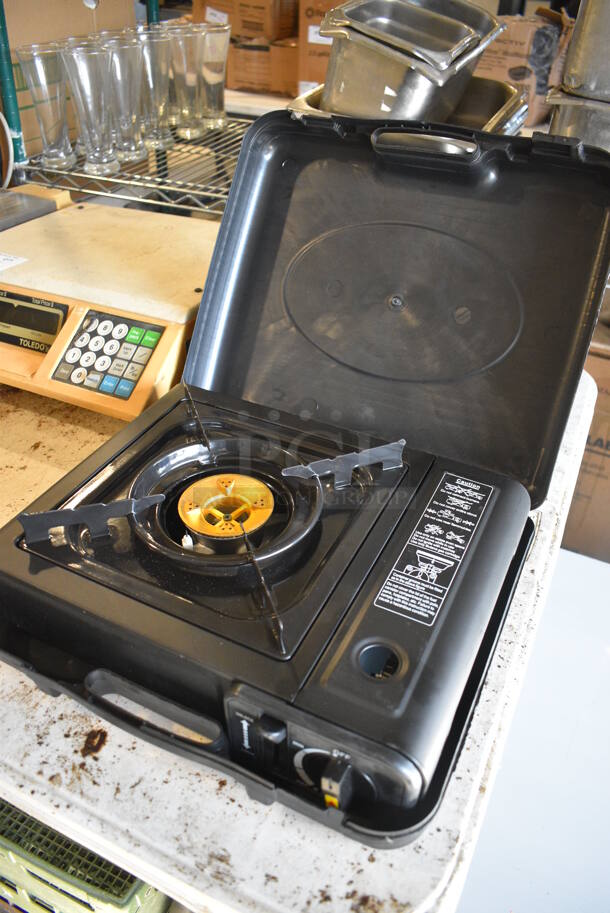 Metal Countertop Single Burner Range in Hard Case. 14x12x4 - Image 3 of 4