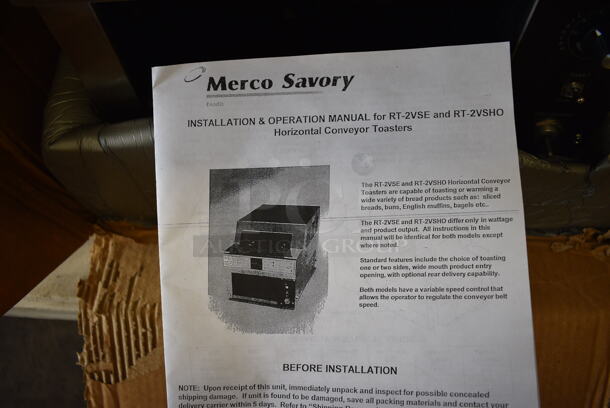 BRAND NEW IN BOX! Savory Model 18000 Stainless Steel Commercial Countertop Conveyor Toaster Oven. 208 Volts, 1 Phase. 15x23x19 - Image 5 of 8