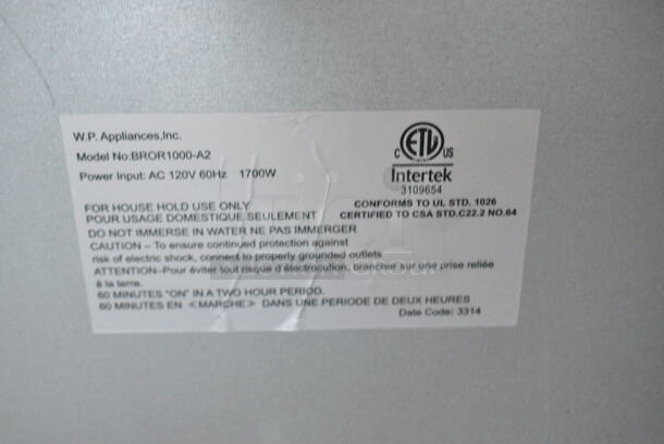 Wolfgang Puck BROR1000-A2 Stainless Steel All In One Pressure Oven. 120 Volts, 1 Phase. Tested and Working! - Image 5 of 5