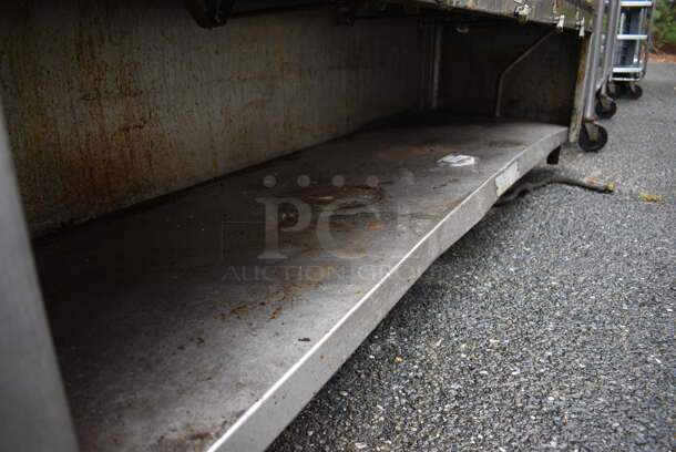 Stainless Steel Commercial 5 Well Steam Table w/ Over Shelf and Under Shelf. 87x25x48 - Image 4 of 8