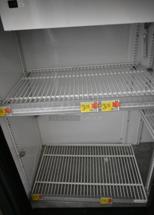 2016 True GDM-41SL-48-HC-LD Metal Commercial 2 Door Reach In Cooler Merchandiser w/ Poly Coated Racks. 115 Volts, 1 Phase. Tested and Working! - Image 4 of 5
