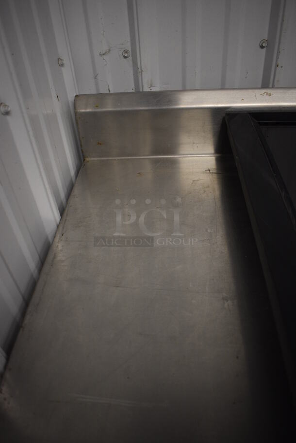 Stainless Steel Commercial Table w/ Back Splash, Drawer and Under Shelf. 60x30x40 - Image 5 of 5