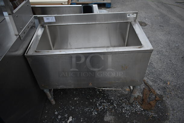 BRAND NEW SCRATCH AND DENT! John Boos EUBIB-3618CP Stainless Steel Commercial Ice Bin w/ Cold Plate. - Image 2 of 5