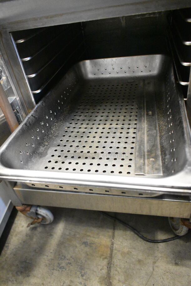 AccuTemp S32083D1205135 Stainless Steel Commercial Electric Powered Steam Cabinet on Stand w/ Commercial Casters. 208 Volts, 3 Phase. - Image 5 of 8