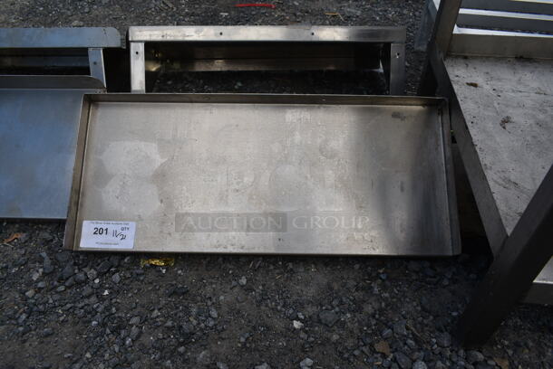 Stainless Steel Wall Mount Shelf. - Image 1 of 3