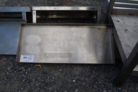 Stainless Steel Wall Mount Shelf.