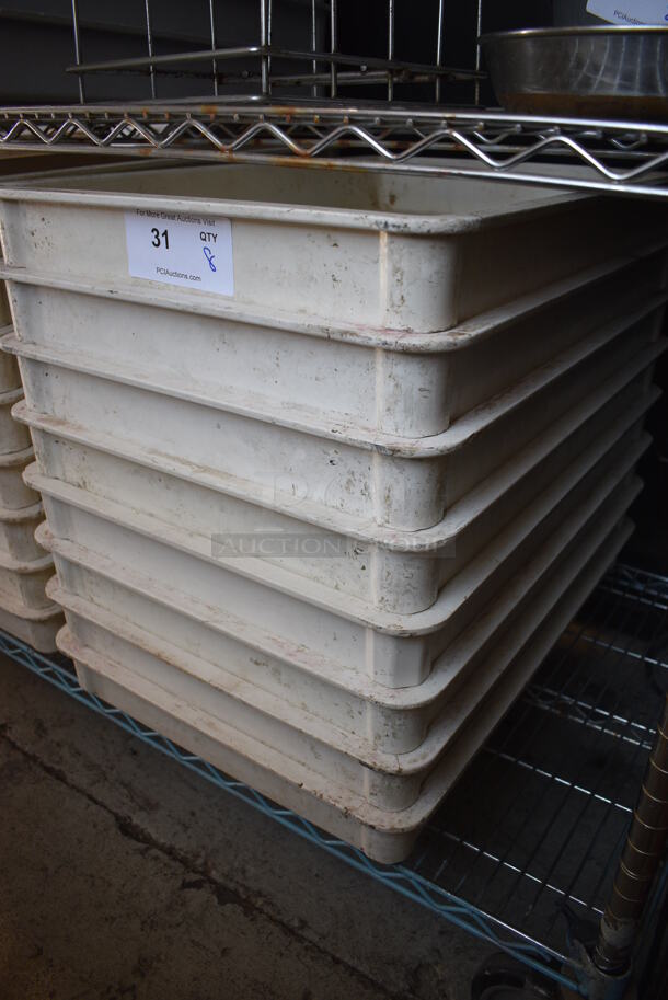 8 Poly White Dough Bins. 18x26x3. 8 Times Your Bid! - Image 3 of 3