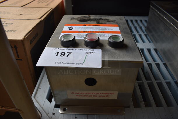 BRAND NEW! Insinkerator Model MRS-14 Stainless Steel Garbage Disposal Control Box. Goes Great w/ Lot # 5! 7x6x9 - Image 4 of 4