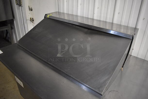 2011 True TSSU-72-18M-B Stainless Steel Commercial Sandwich Salad Prep Table Bain Marie Mega Top on Commercial Casters. 115 Volts, 1 Phase. 72.5x34x46.5. Tested and Working! - Image 3 of 10