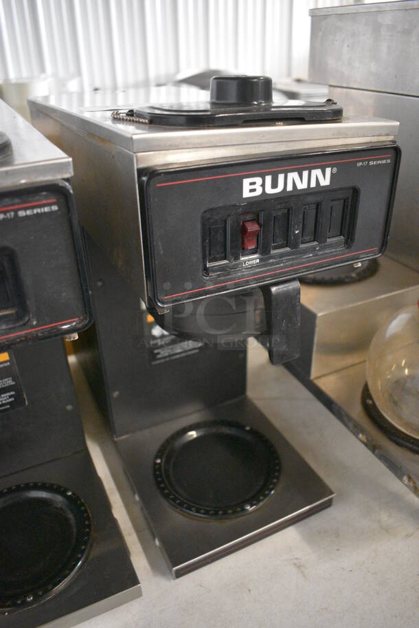 Bunn Model VP17-1 Metal Commercial Countertop Single Burner Coffee Machine w/ Poly Brew Basket. 120 Volts, 1 Phase. 8x18x18 - Image 3 of 4