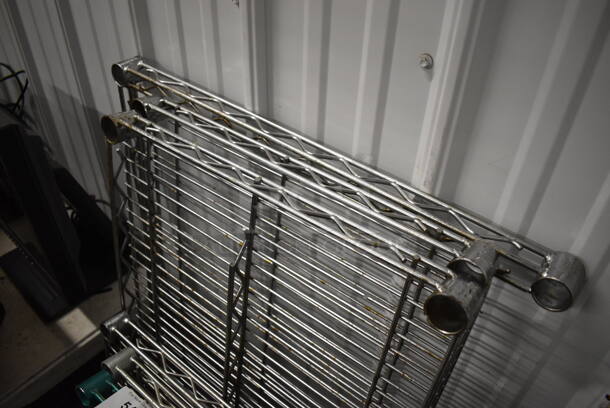ALL ONE MONEY! Lot of 5 Various Shelves and 1 Shelf Frame! Includes 36x14x1.5 - Image 3 of 4
