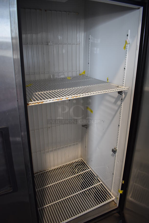 2013 True T-49F ENERGY STAR Stainless Steel Commercial 2 Door Reach In Freezer w/ Poly Coated Racks. 115 Volts, 1 Phase. Tested and Working! - Image 5 of 7